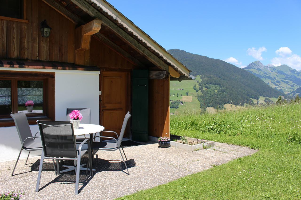 Ferienwohnung Les Mourriaux Chateau-d'Oex Exterior foto